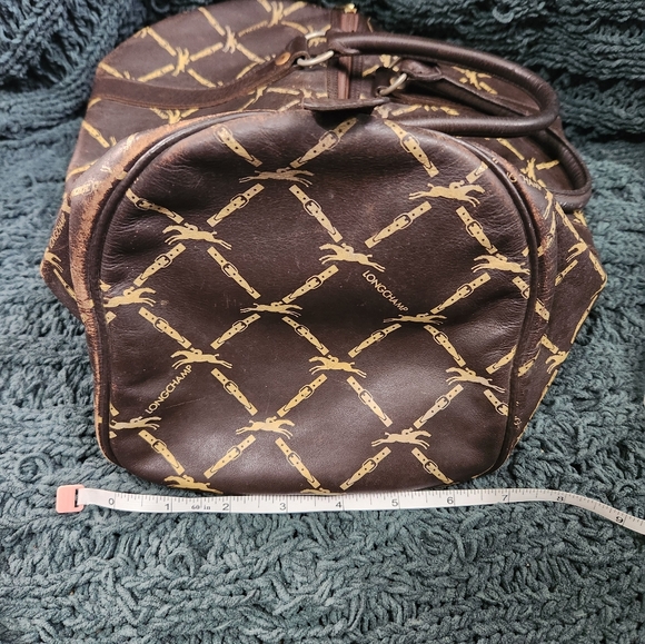 Vintage Longchamp Brown Mini Boston Bag - Picture 15 of 15